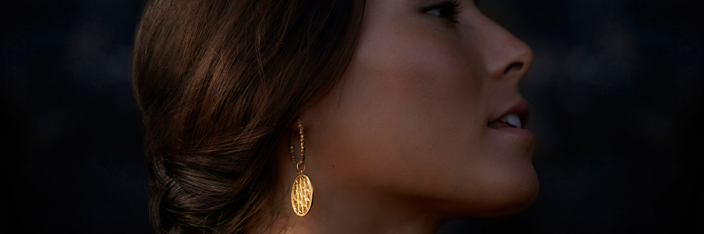 Spirituelle Symbol Ohrringe | Symbol Schmuck mit spiritueller Bedeutung  | Sterling Silber hochwertig vergoldet mit Edelsteinen - ETERNAL BLISS | Spiritual symbol earrings | Symbol jewelry with spiritual meaning | gold-plated Sterling silver