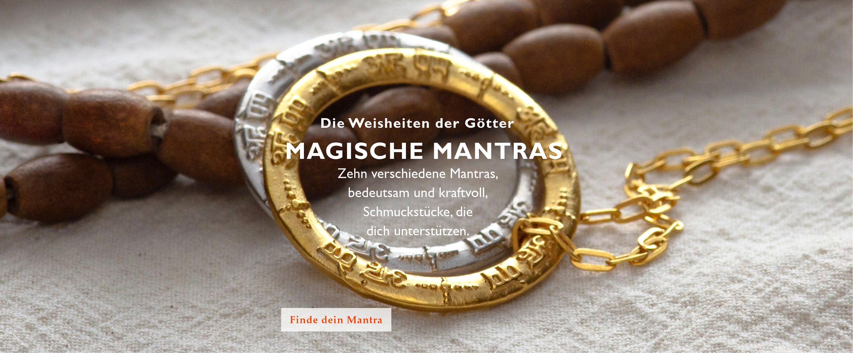 Magische Mantras: Alle Mantra-Schmuck-Kollektionen auf einen Blick