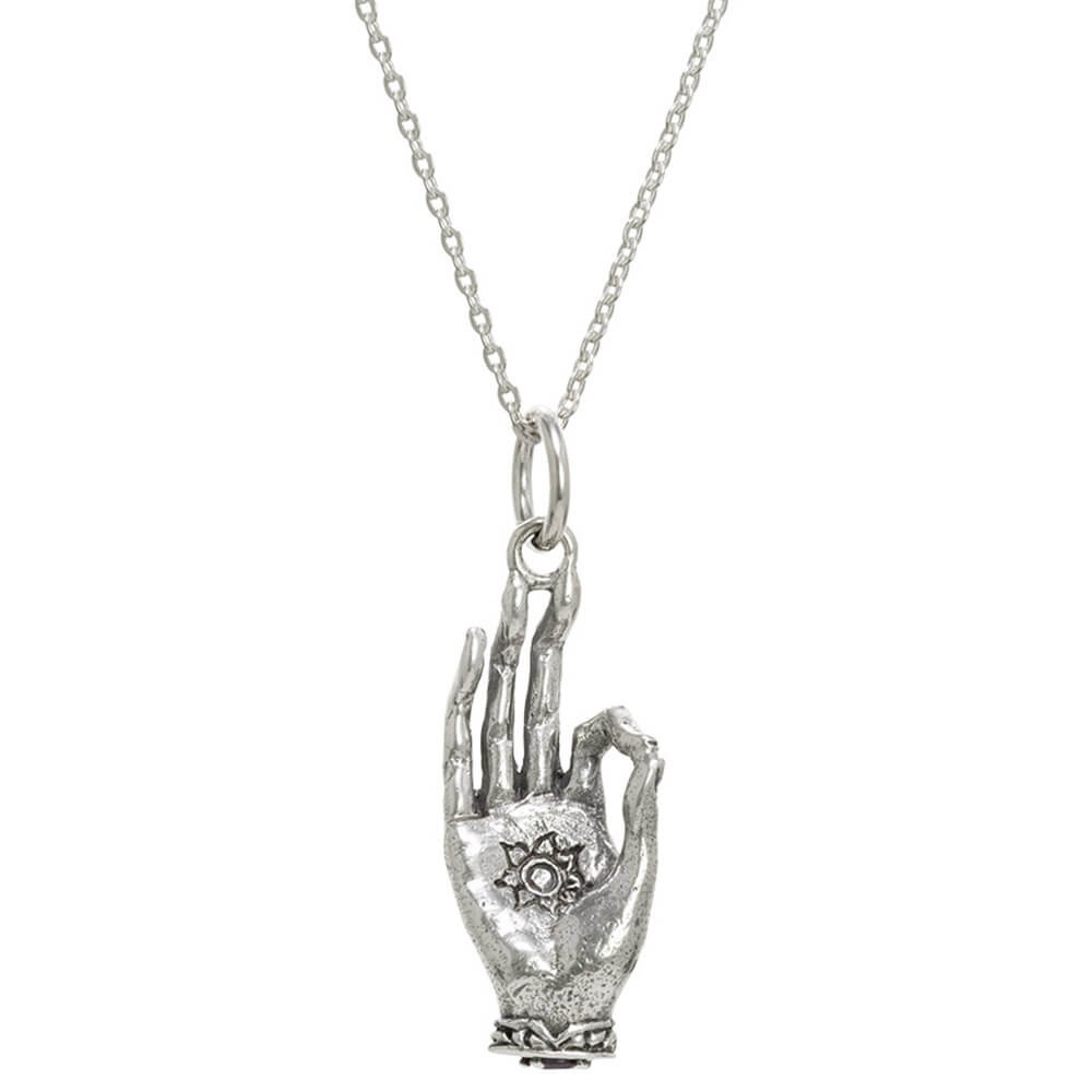 Gyan Mudra Anhänger Silber