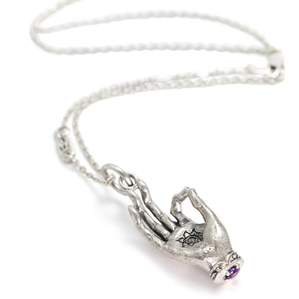 Gyan Mudra Anhänger Silber