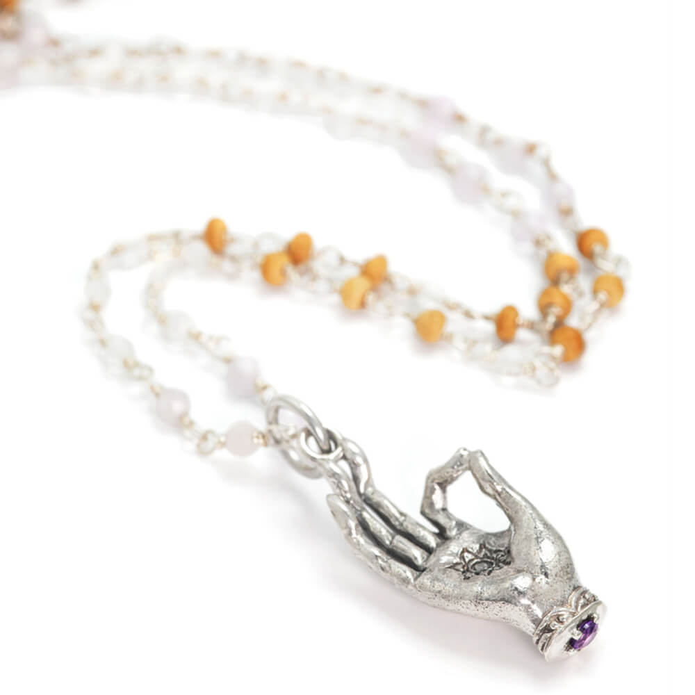 Gyan Mudra Anhänger Silber