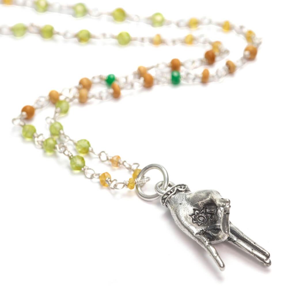 Prithvi Mudra Anhänger Silber