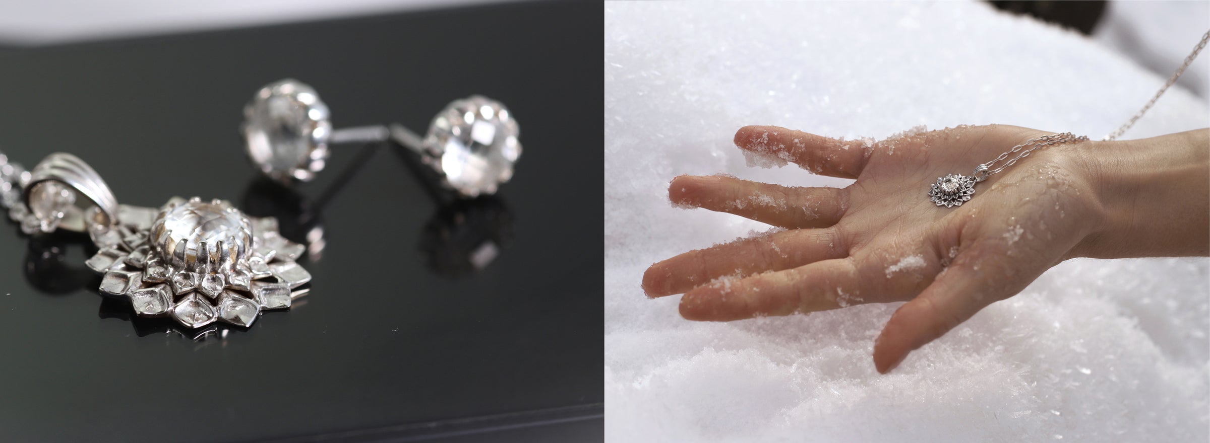 Spirituelle Schmuckkollektion: Kronen Chakra Anhänger aus Sterling Silber mit Edelsteinketten