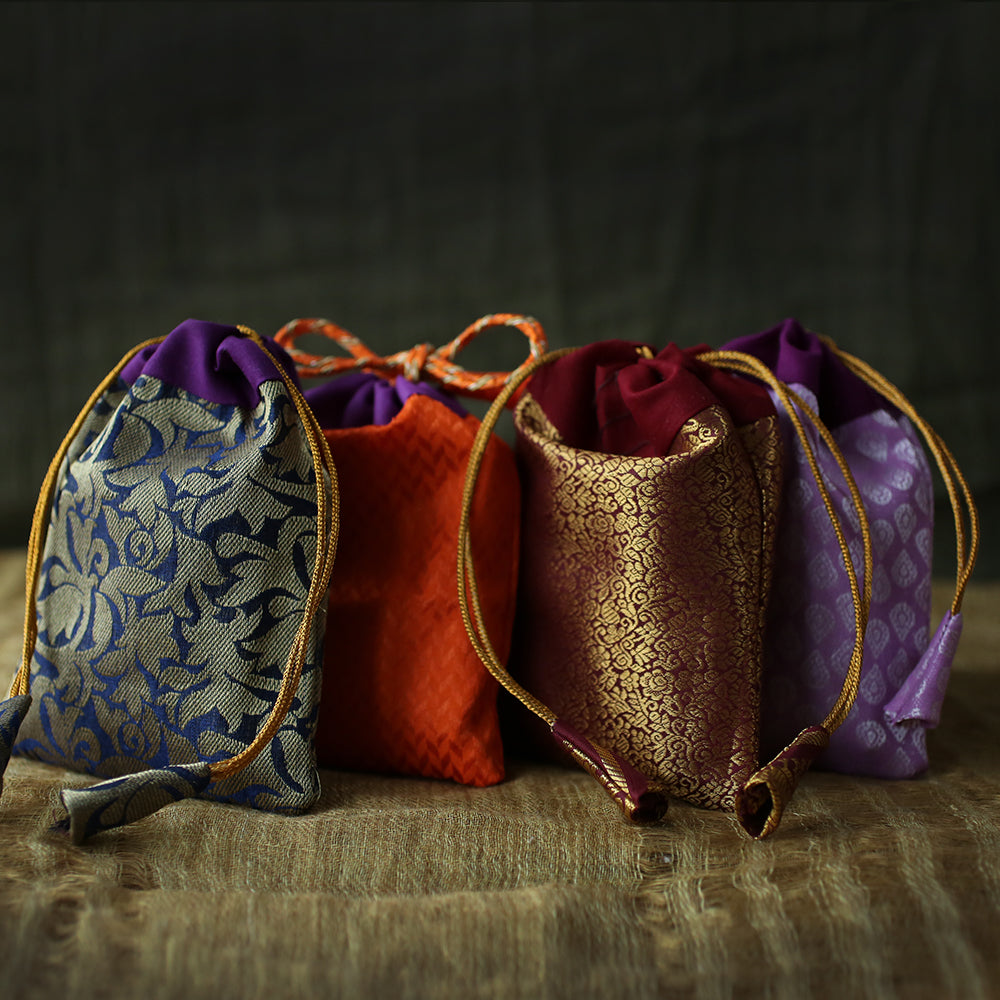 We pack your spiritual jewelry in these wonderful jewelry bags