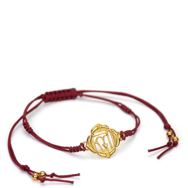 Muladhara Chakra Armband vergoldet von ETERNAL BLISS - Spiritueller Schmuck