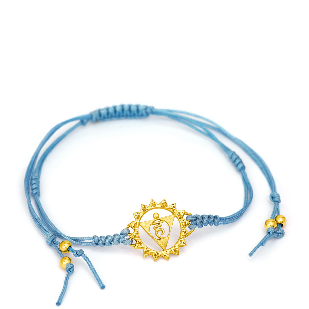 Vishuddha Chakra Armband vergoldet von ETERNAL BLISS - Spiritueller Schmuck