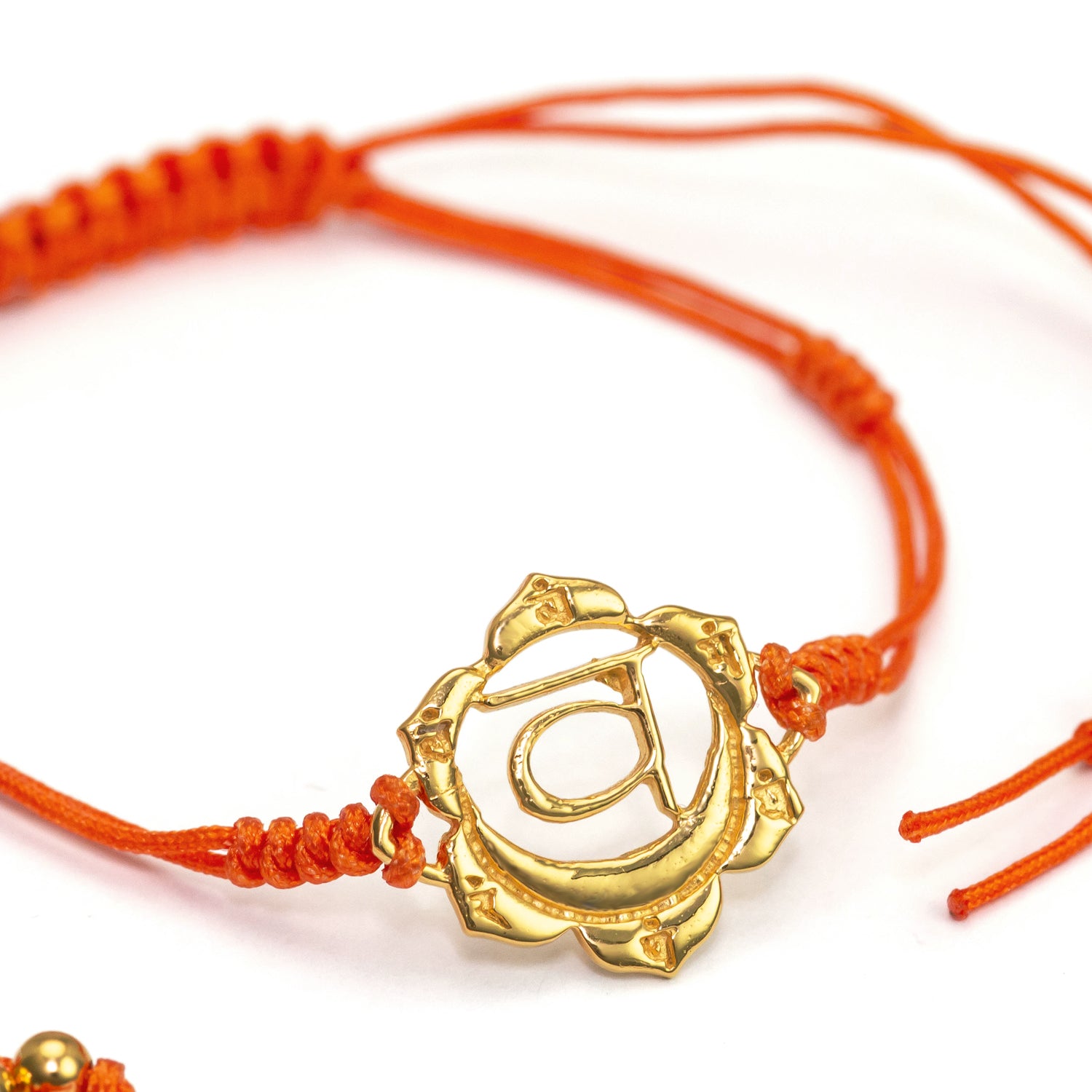 Gold-plated Svadhisthana Chakra bracelet by ETERNAL BLISS - Spiritual Jewellery