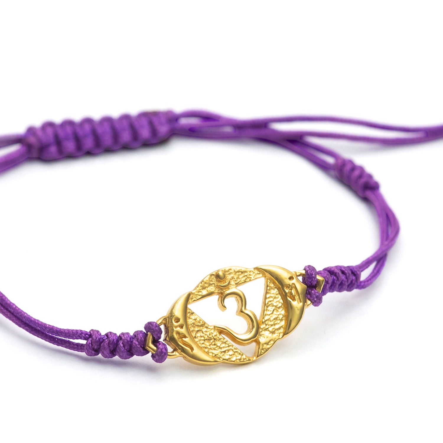 Gold-plated Ajna Chakra bracelet by ETERNAL BLISS - Spiritual Jewellery