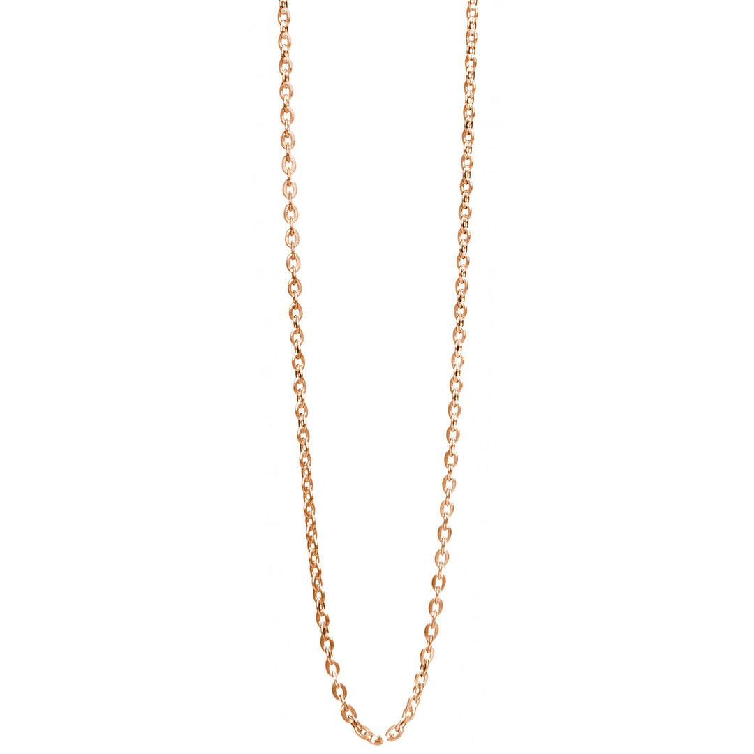 Feine Ankerketten in in 2,0mm Stärke aus hochwertig rosévergoldetem Sterling Silber. Schmuckketten in verschiedenen Längen von ETERNAL BLISS