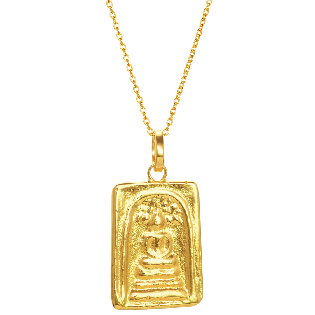 Meditierender Buddha Anhänger vergoldet von ETERNAL BLISS - Spiritueller Schmuck