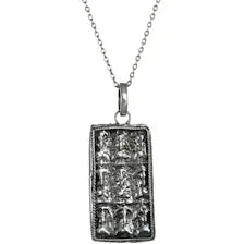 Buddha Ornament Anhänger Silber antik