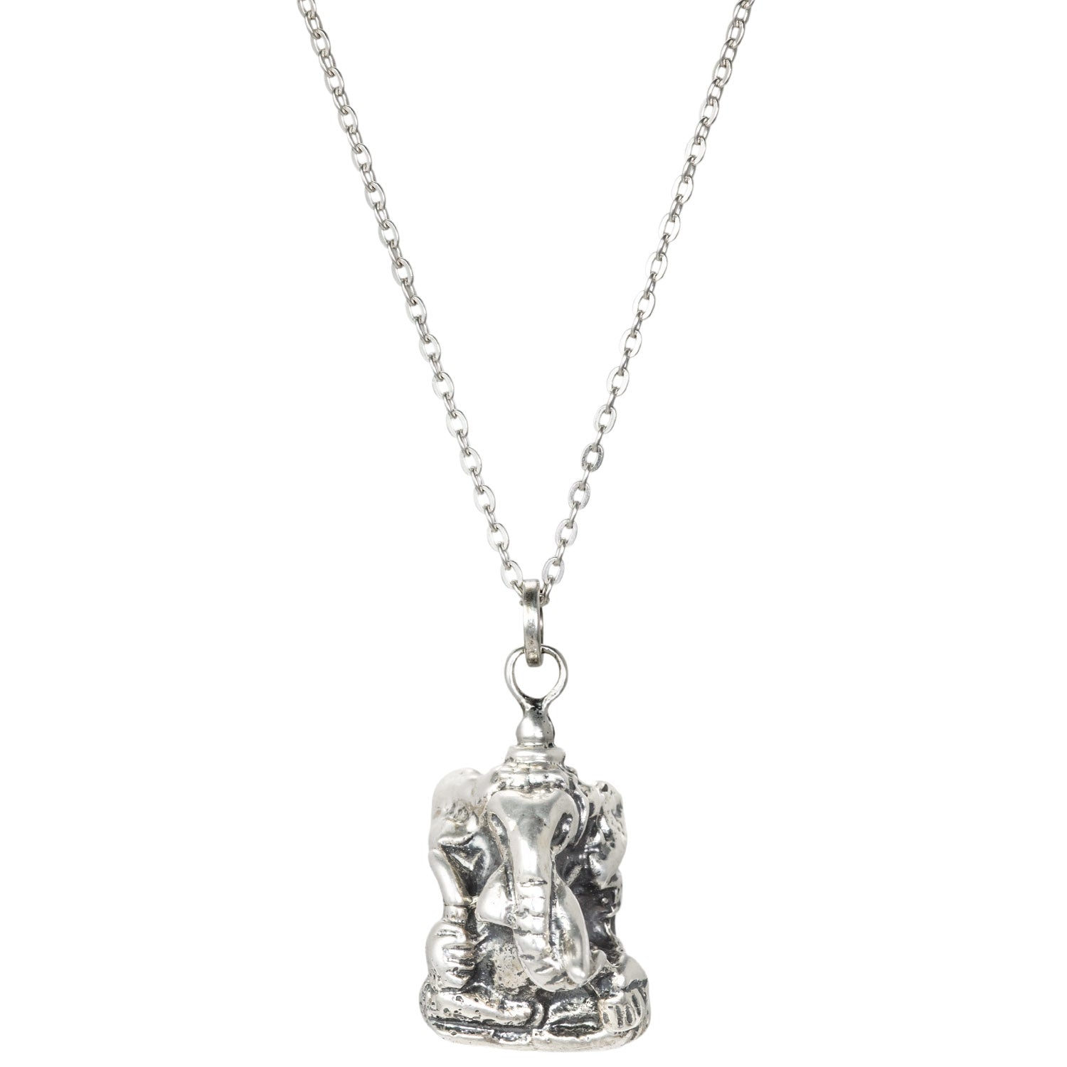 Antiker Ganesha Anhänger Silber von ETERNAL BLISS - Spiritueller Schmuck