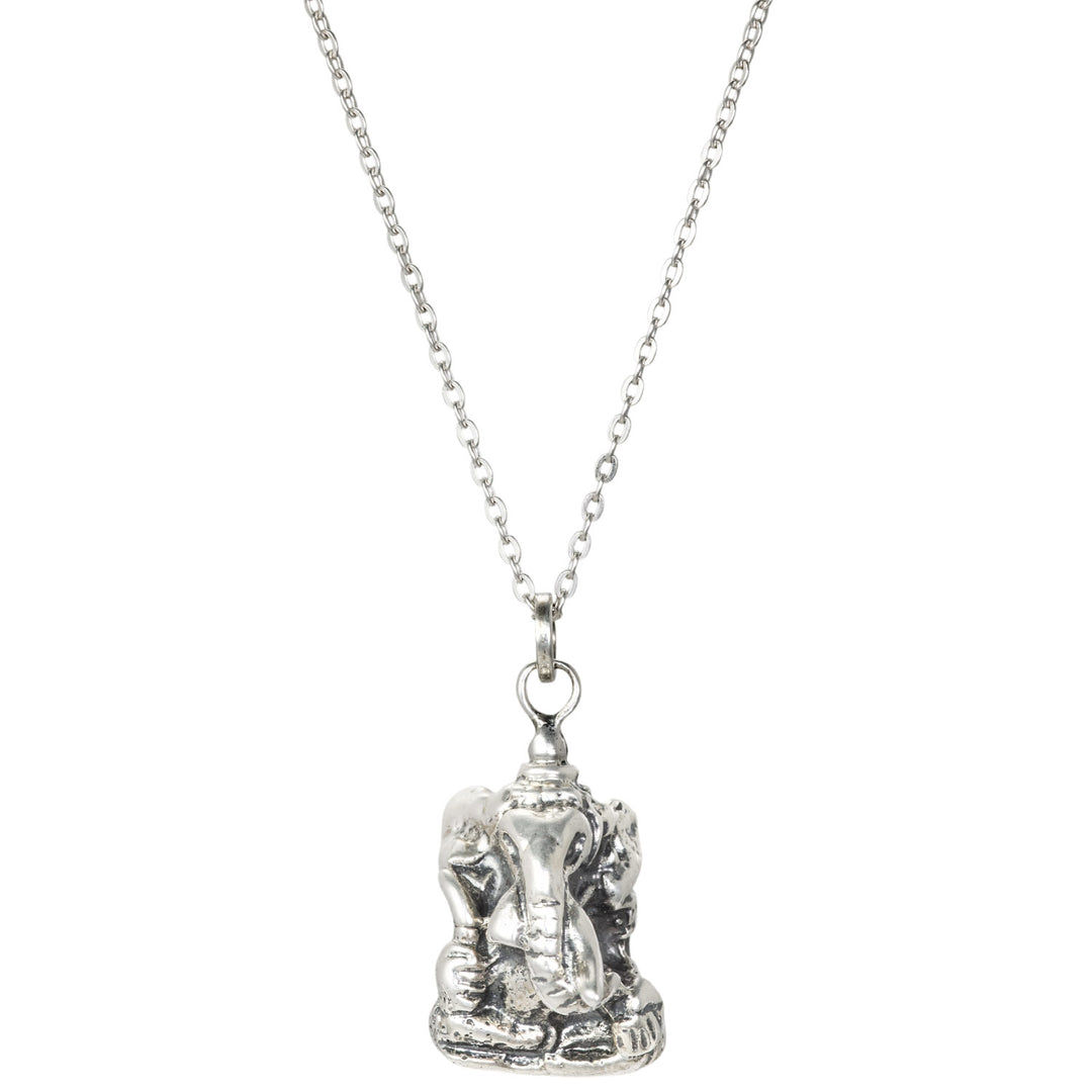 Antiker Ganesha Anhänger Silber von ETERNAL BLISS - Spiritueller Schmuck