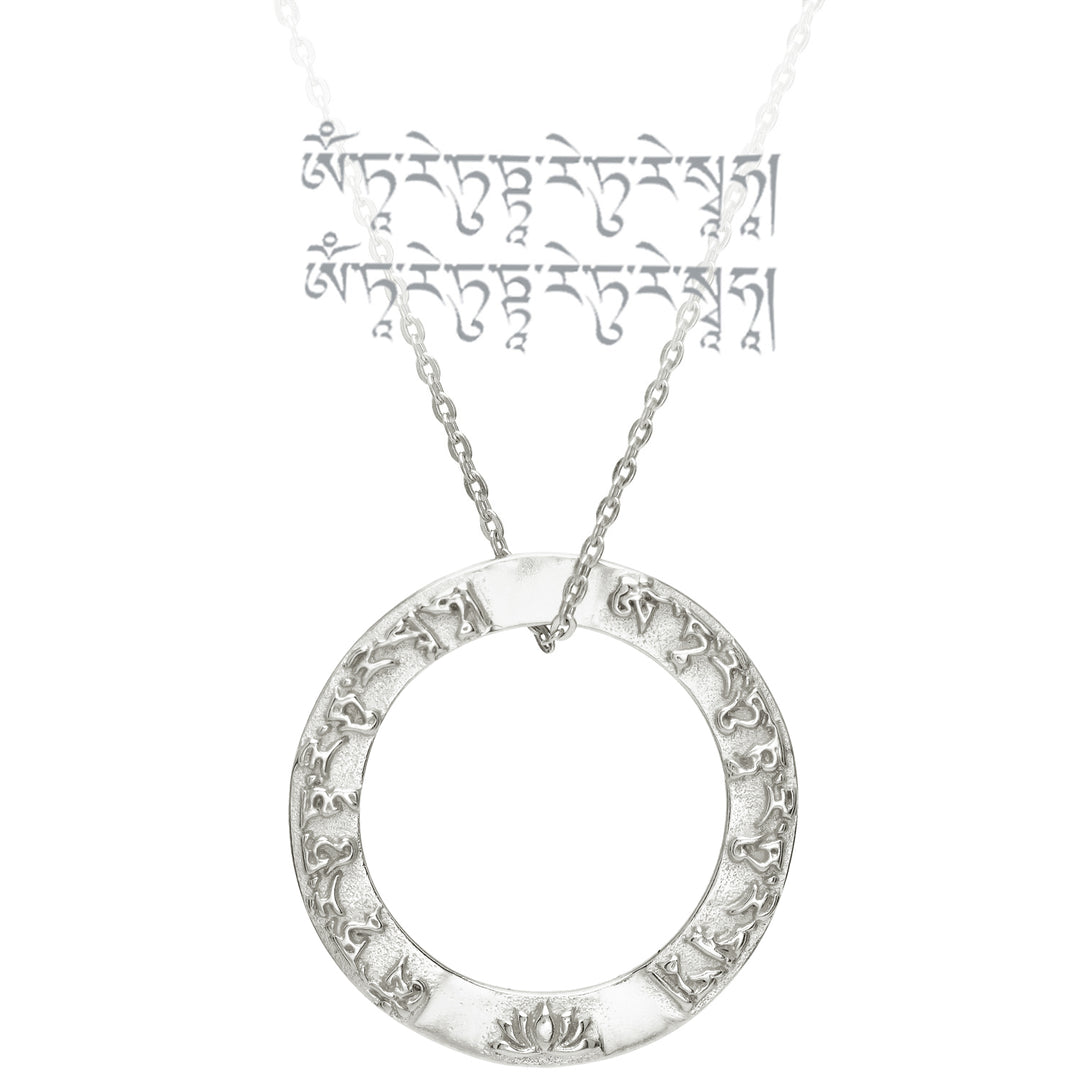 Tara Mantra Anhänger aus Sterling Silber  von ETERNAL BLISS aus der Yoga Schmuckkollektion