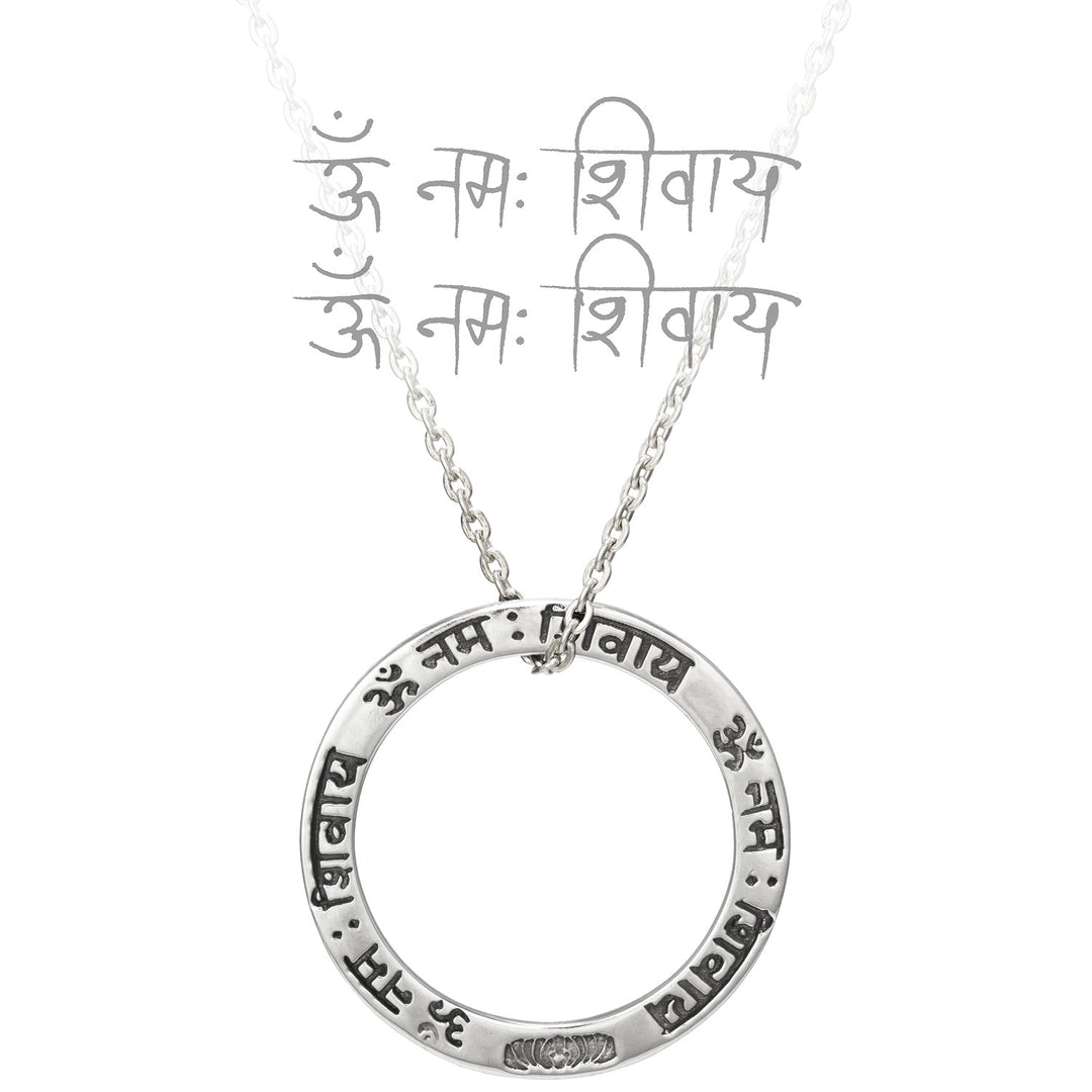 Shiva Mantra Kette aus Sterling Silber von Eternal Bliss aus der Yoga Schmuckkollektion