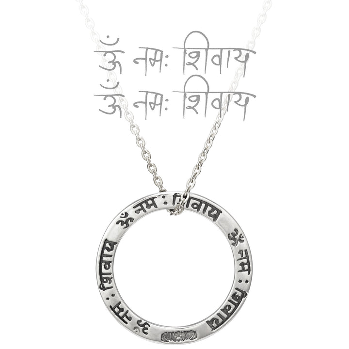 Shiva Mantra Kette aus Sterling Silber von Eternal Bliss aus der Yoga Schmuckkollektion