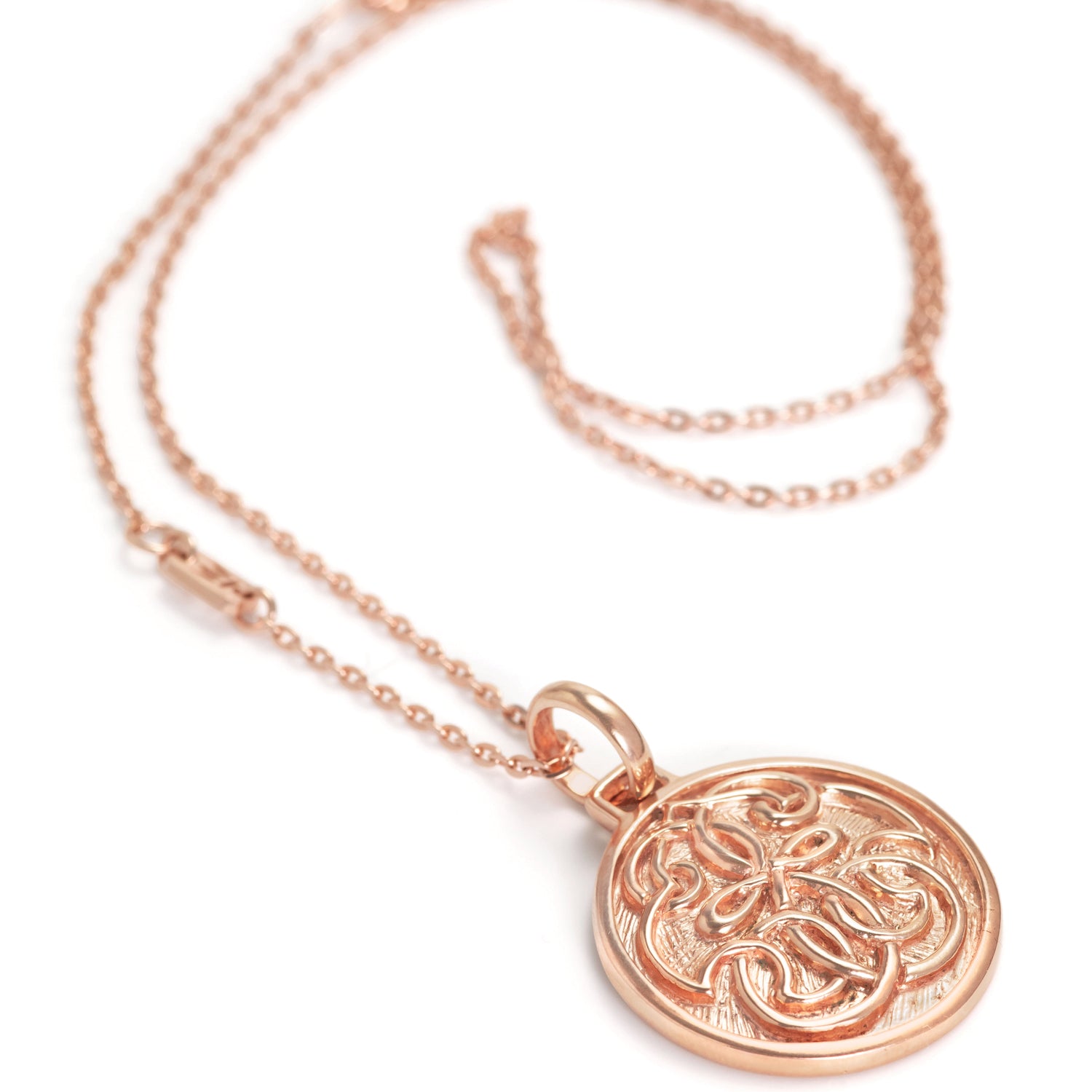 Rosegold-plated Eternity pendant  by ETERNAL BLISS - Spiritual Jewellery