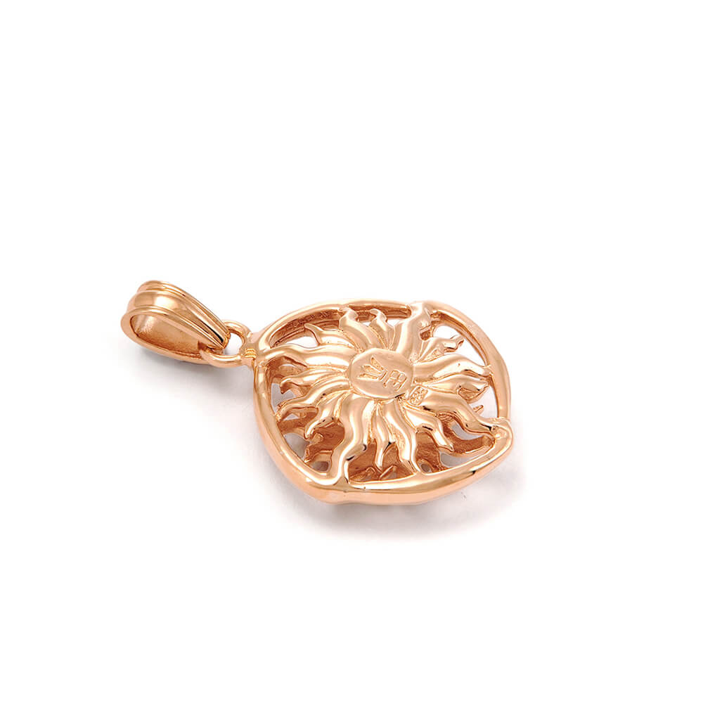Sonnenrad Schmuck mit Saphir