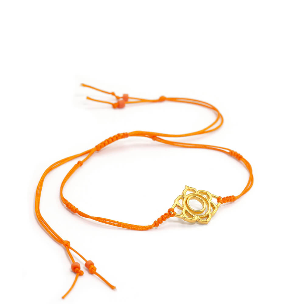 Sakral Chakra Armband mini vergoldet  von ETERNAL BLISS - Spiritueller Schmuck