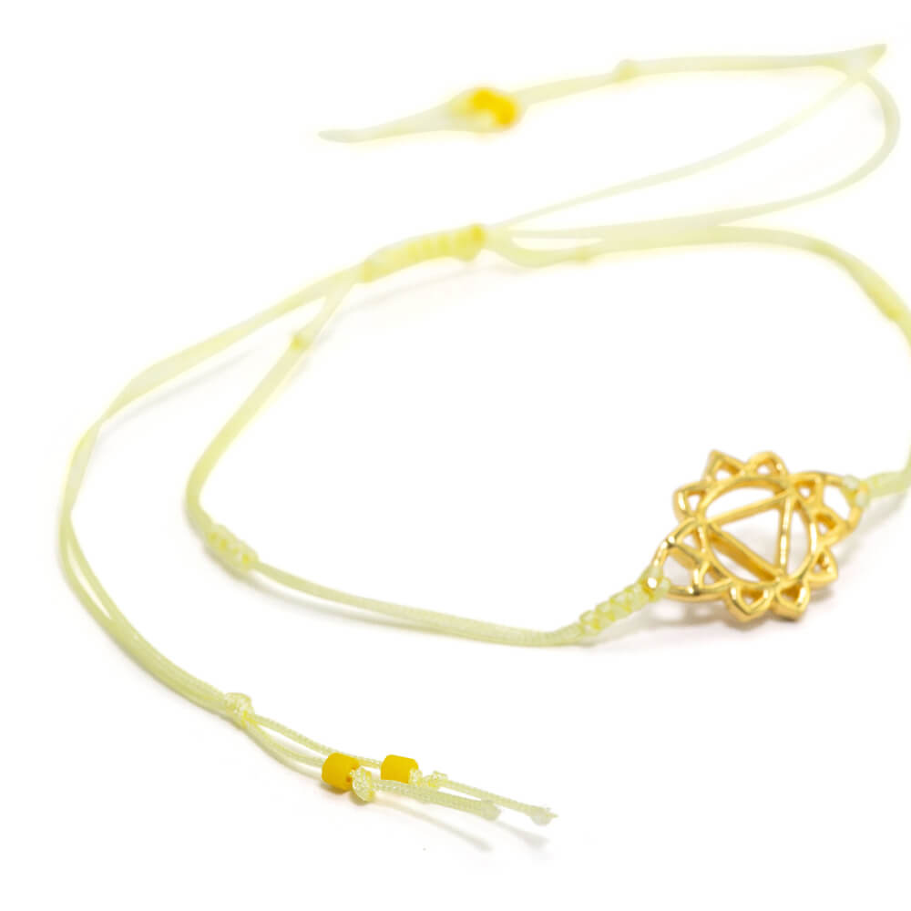 Solar Plexus Chakra bracelet mini gold-plated  by ETERNAL BLISS - Spiritual Jewellery
