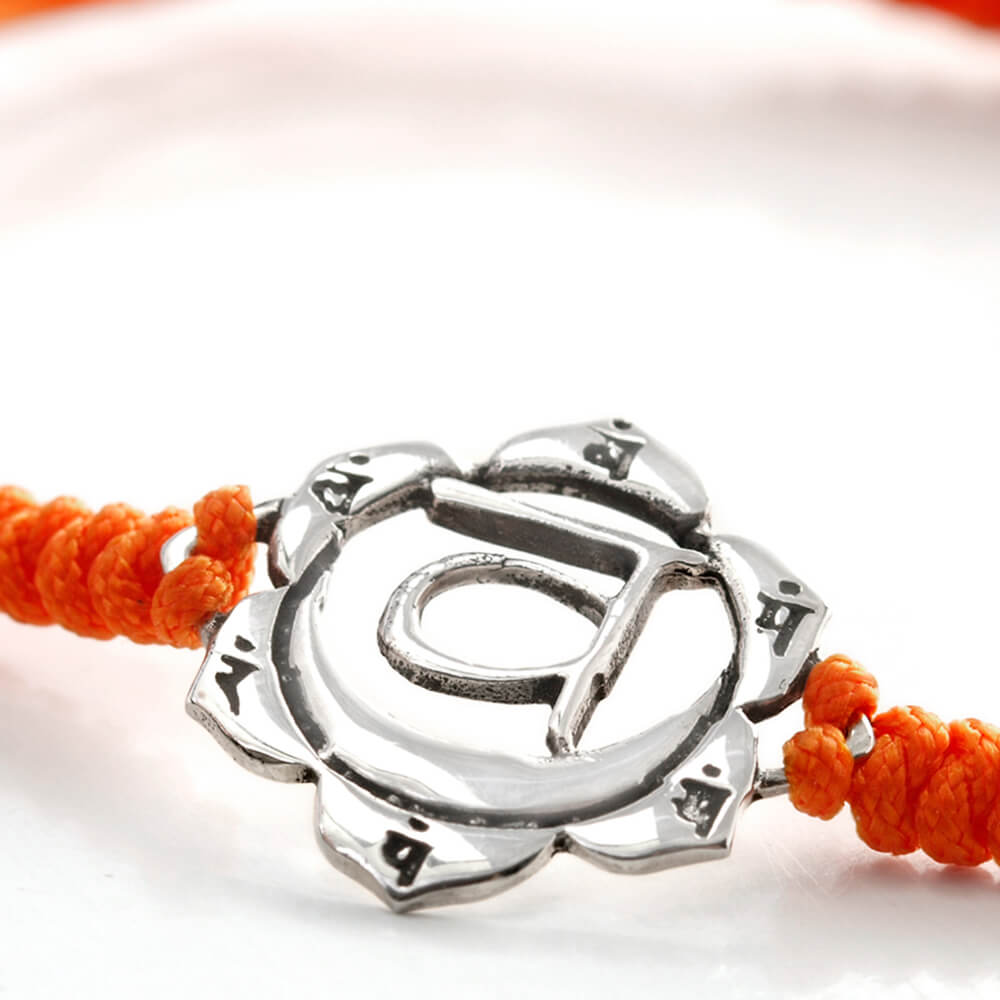 Svadhisthana Chakra bracelet silver by ETERNAL BLISS - Spiritual Jewellery