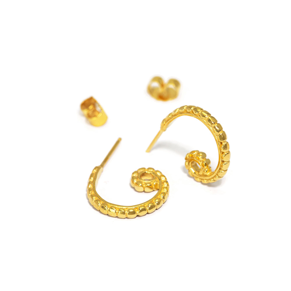 Indische Ohrringe vergoldet  von ETERNAL BLISS - Spiritueller Schmuck