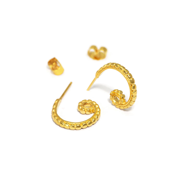 Indische Ohrringe vergoldet  von ETERNAL BLISS - Spiritueller Schmuck