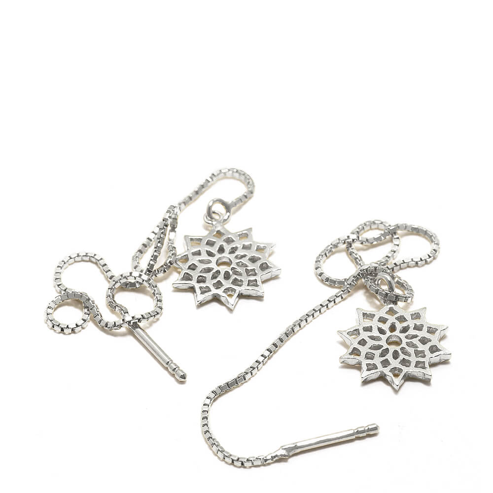 Crown Chakra earrings mini silver by ETERNAL BLISS - Spiritual Jewellery