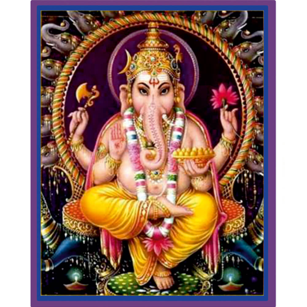 Götterdarstellung des Glücksgottes Ganesha