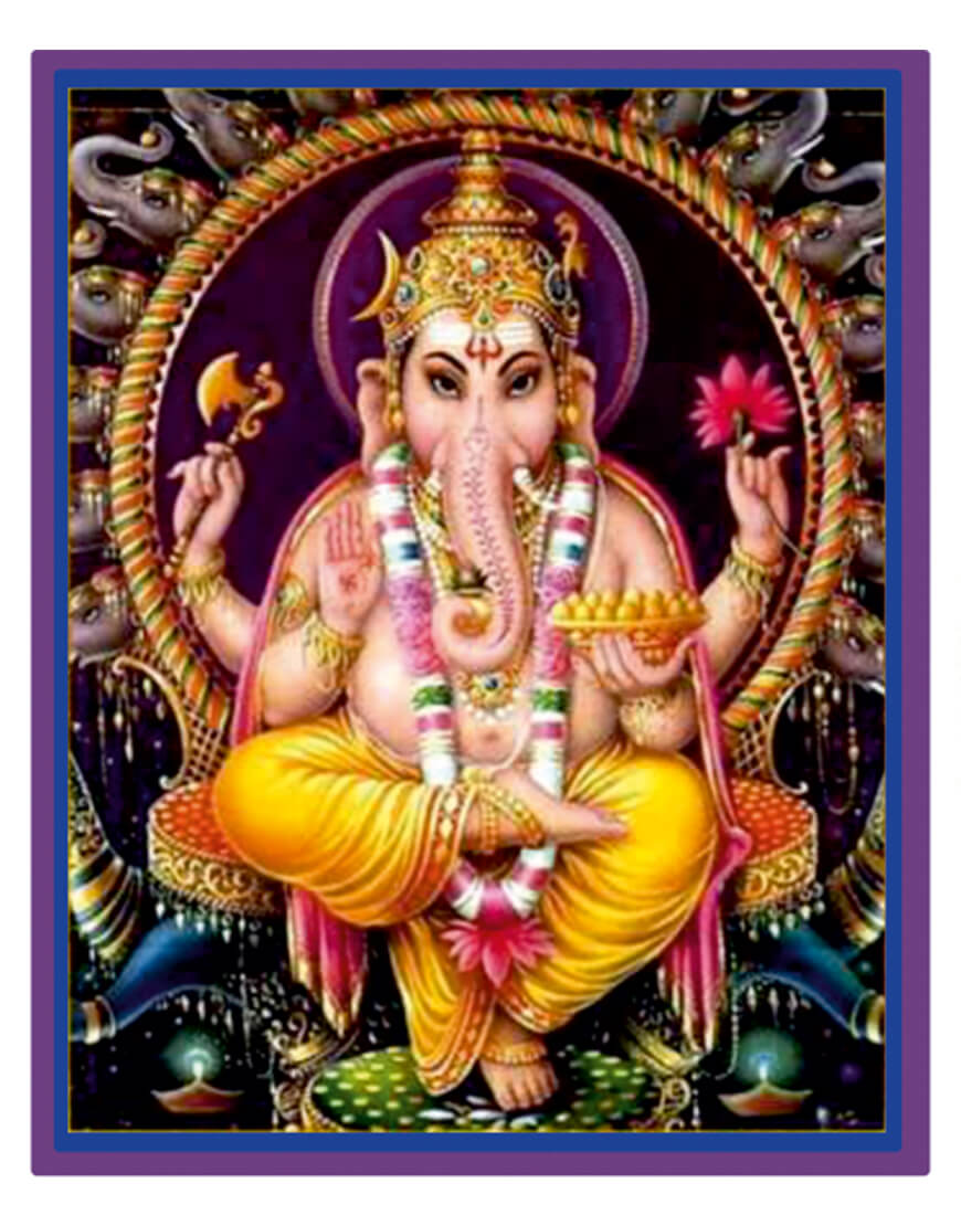 Bild des Gottes Ganesha