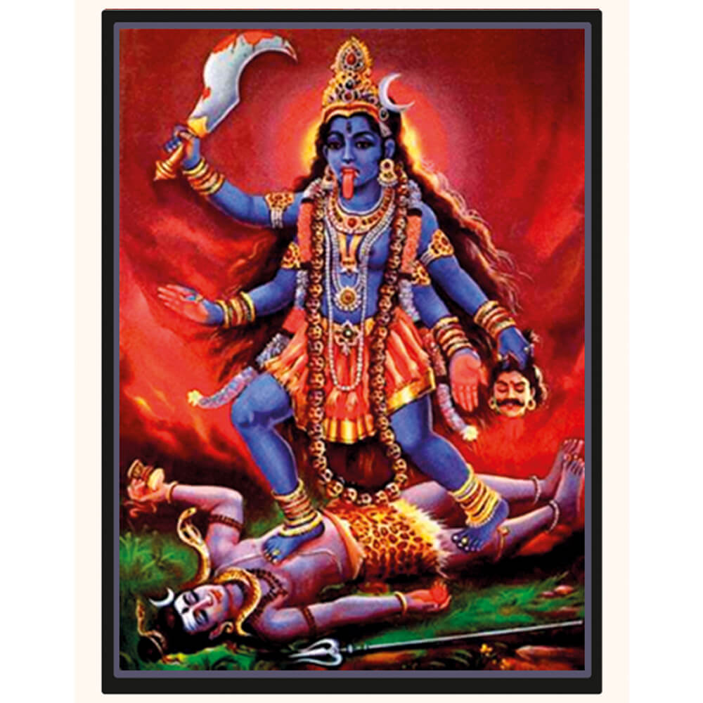 Bild der Göttin Kali - Mantraschmuck