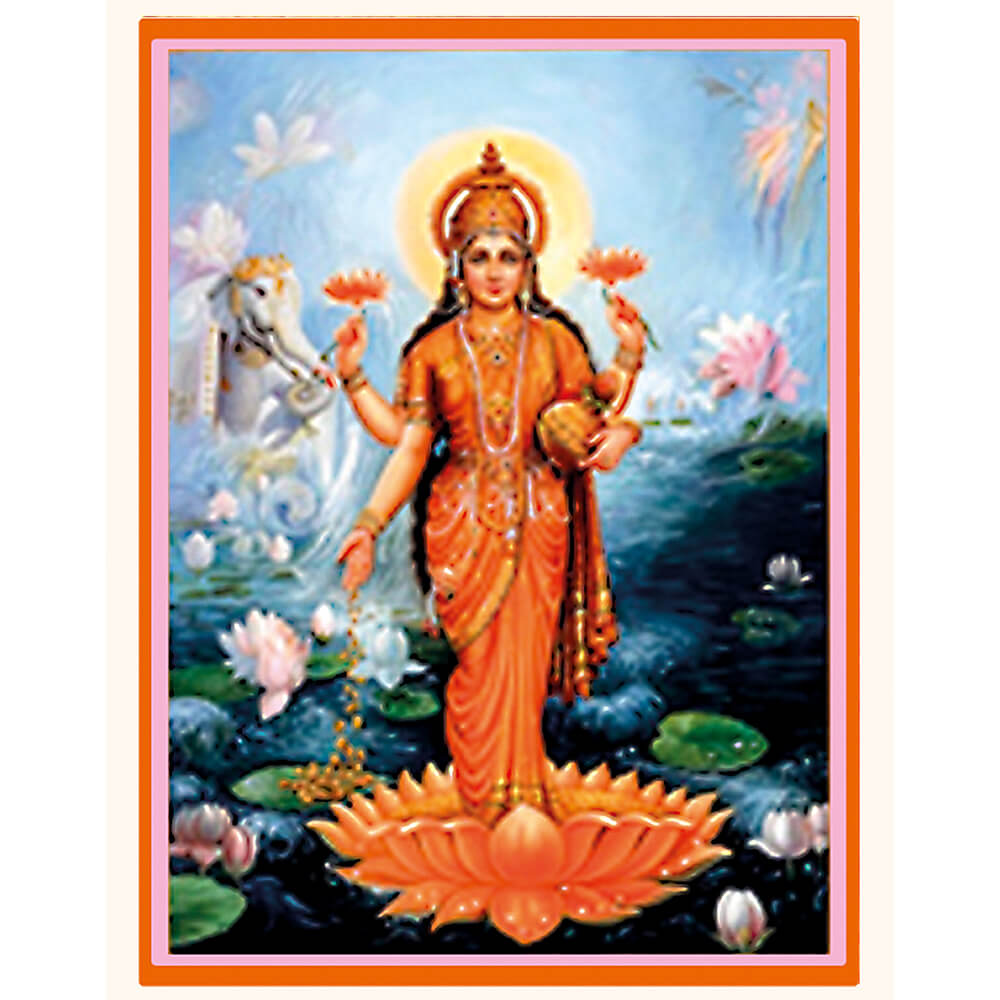 Bild der Göttin Lakshmi