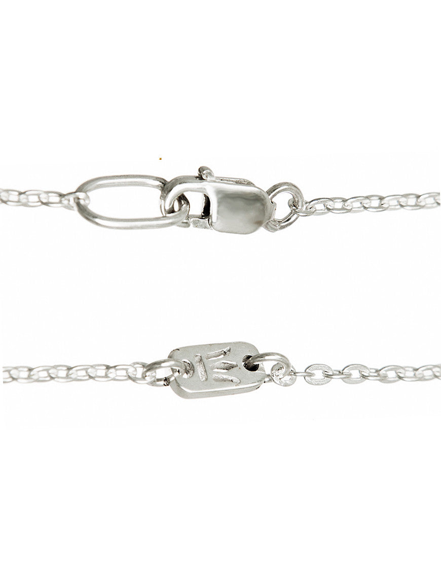 Eternal Bliss ANKERKETTE MIT GLANZ Sterling Silber 1,5mm mit Karabiner