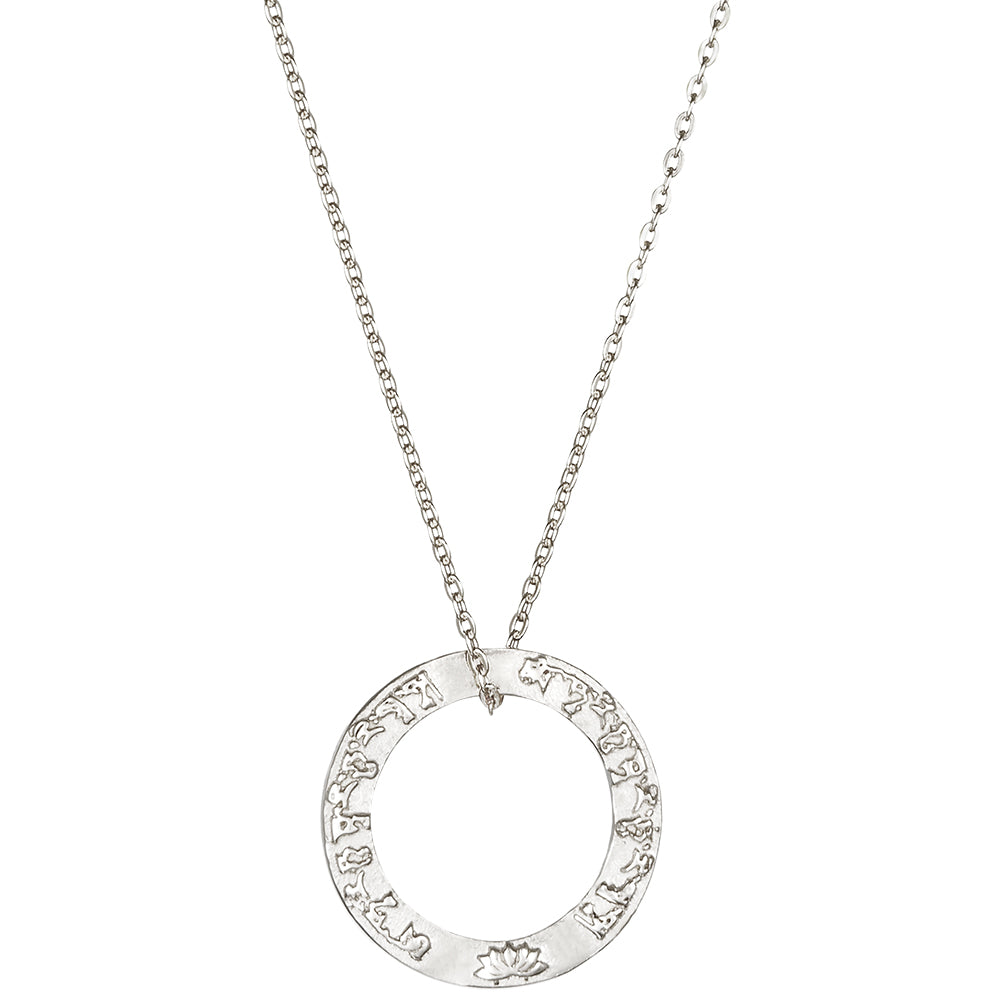 Tara Mantra Anhänger mini aus Sterling Silber von Eternal Bliss aus der Yoga Schmuckkollektion