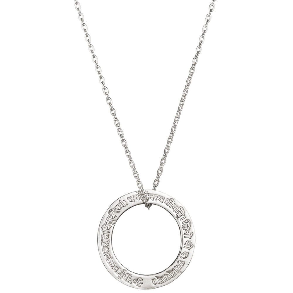 Gayatri Mantra Anhänger mini aus Sterling Silber von Eternal Bliss aus der Yoga Schmuckkollektion