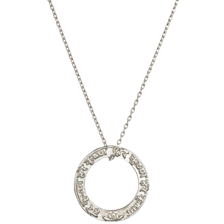 Krishna Mantra Anhänger mini aus Sterling Silber von Eternal Bliss aus der Yoga Schmuckkollektion