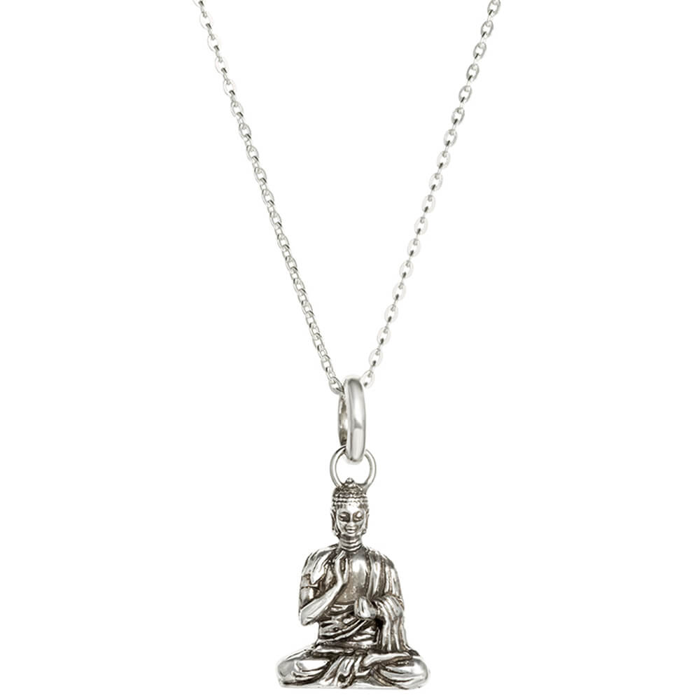 Lehrender Buddha Anhänger Silber von ETERNAL BLISS - Spiritueller Schmuck