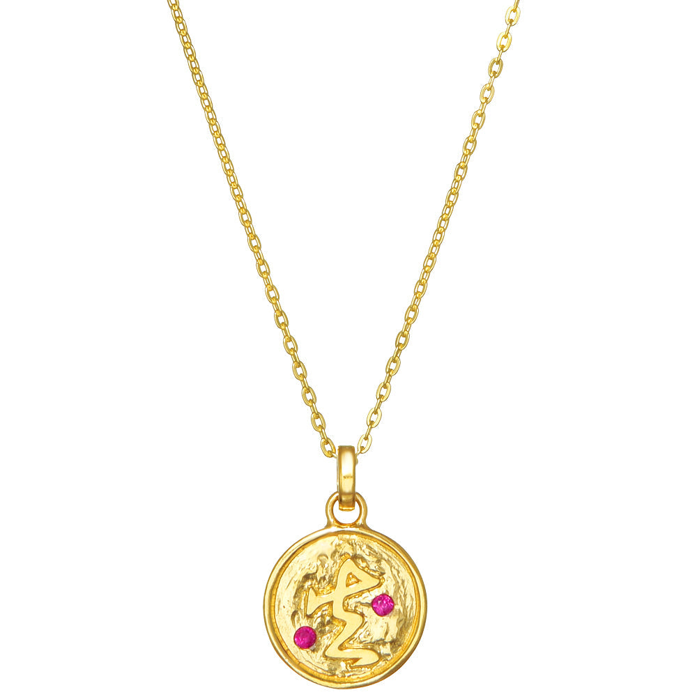 5 Elemente Anhänger Feuer mit Rubin von ETERNAL BLISS - Spiritueller Schmuck