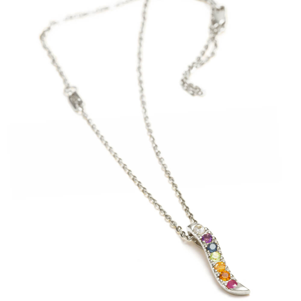 Chakra Flow Pendant Silver  by ETERNAL BLISS - Spiritual Jewellery