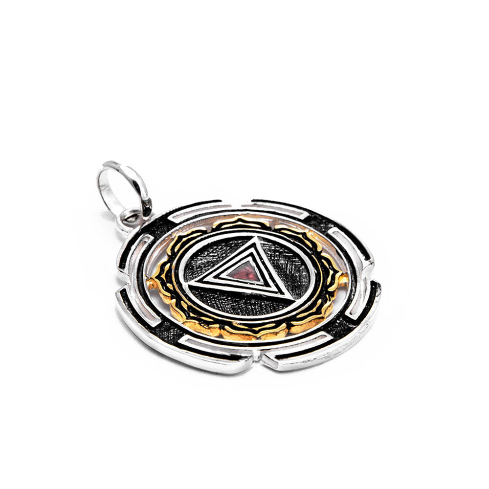 Kali Yantra pendant in Sterling silver by ETERNAL BLISS - Spiritual Jewellery