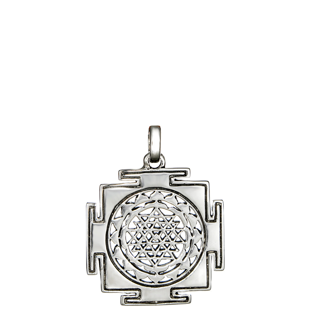 Mystic Sri Yantra pendant from Sterling silver by ETERNAL BLISS - Spiritual Jewellery