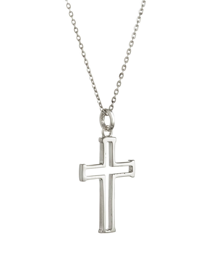 Cross Pendant Dyo Silver  by ETERNAL BLISS - Spiritual Jewellery