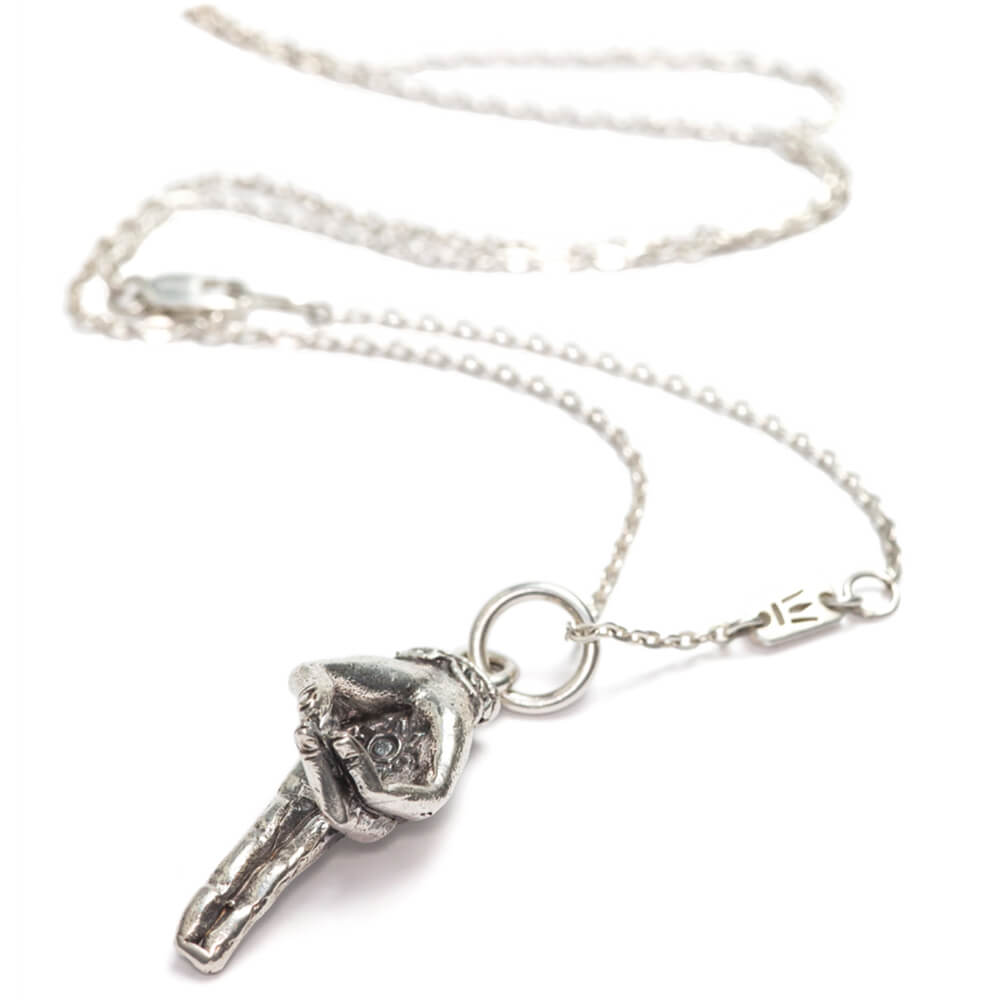Prana mudra pendant silver - Life energy by ETERNAL BLISS - Spiritual Jewellery