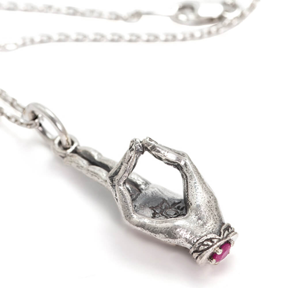 Prana Mudra Anhänger Silber