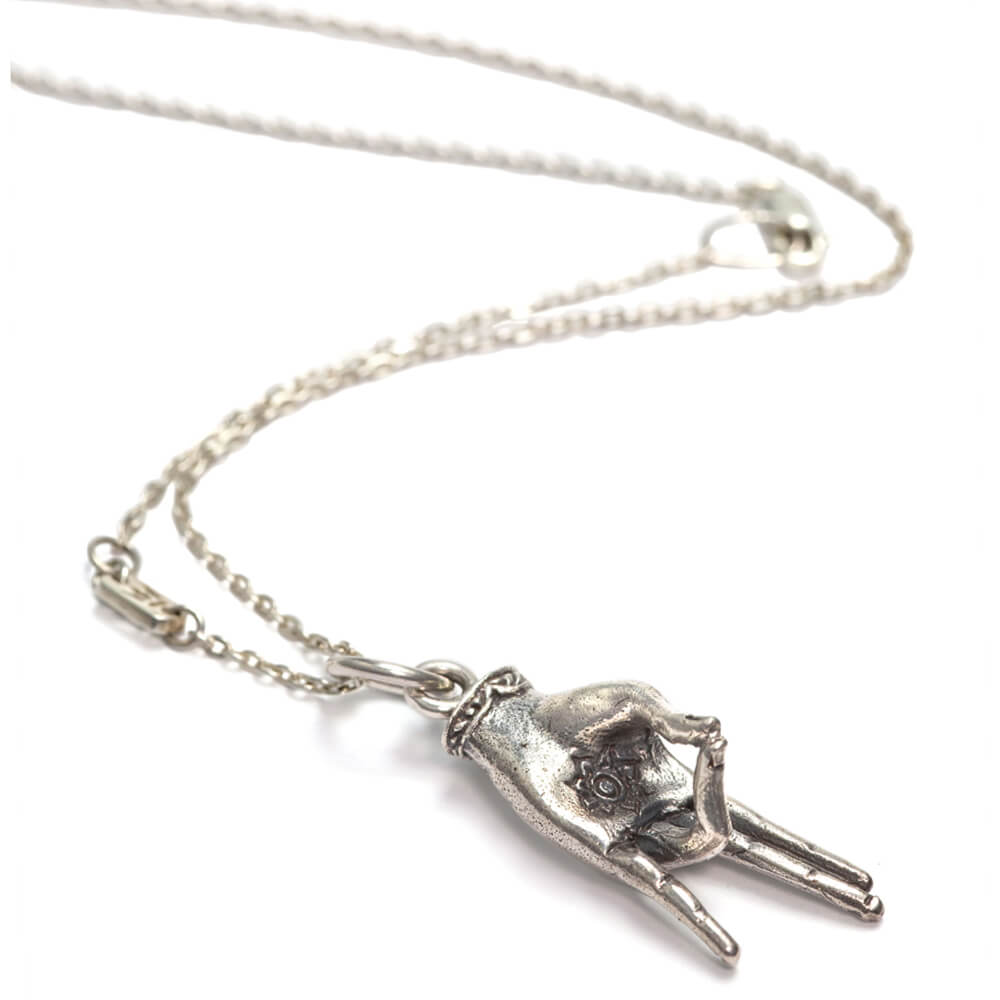 Prithvi Mudra pendant silver - Stability by ETERNAL BLISS - Spiritual Jewellery