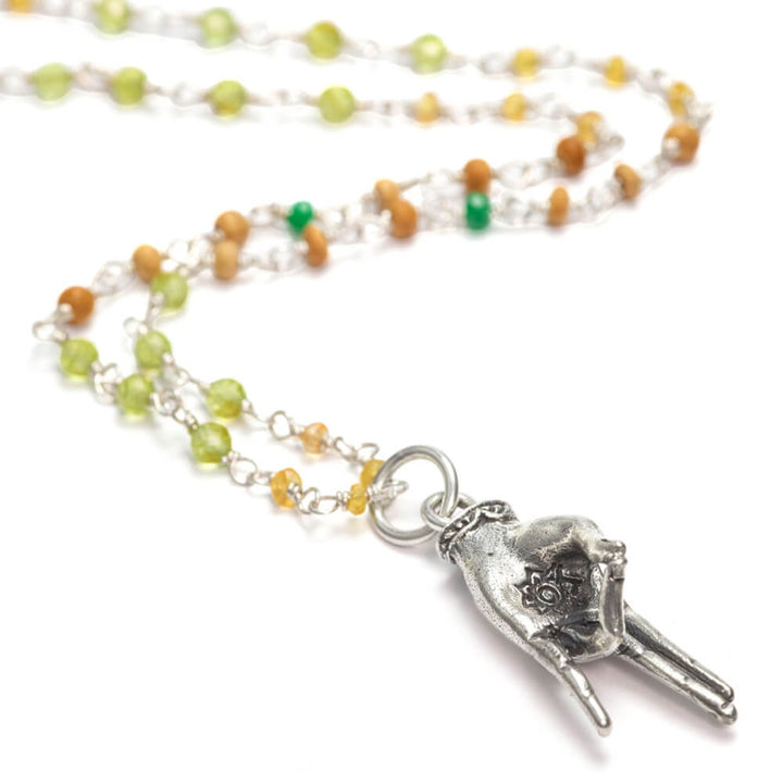 Prithvi Mudra Anhänger Silber
