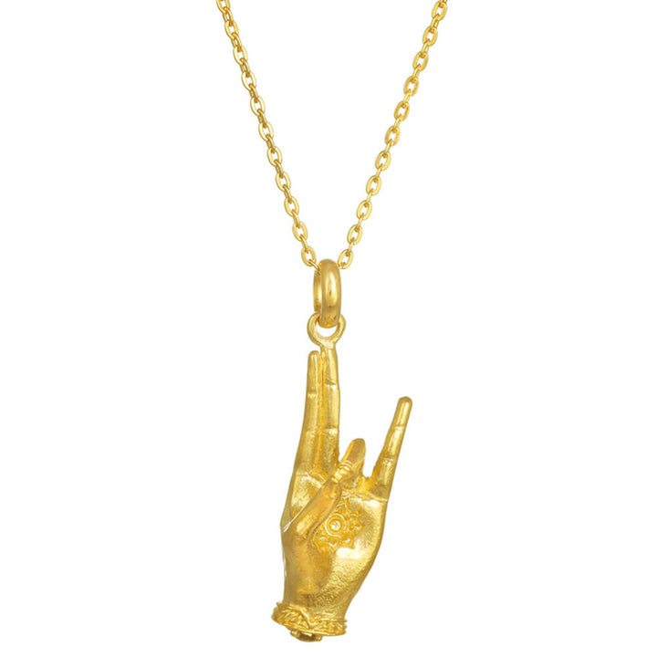 Prithvi Mudra Schmuck vergoldet - Stabilität 