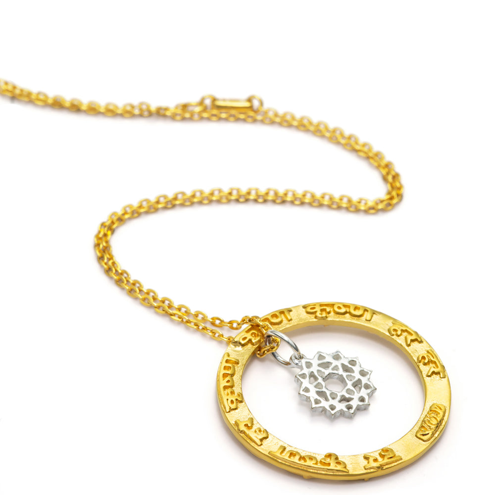 Gold-plated necklace spread the love by ETERNAL BLISS - spiritual jewellery
