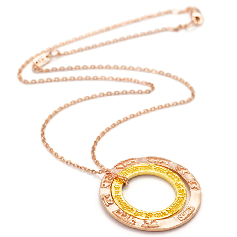 Gold-plated necklace security by  ETERNAL BLISS - Spritual Jewellery