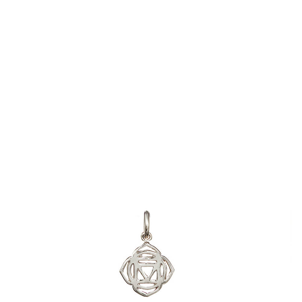 Root chakra mini necklace silver by ETERNAL BLISS - spiritual jewellery